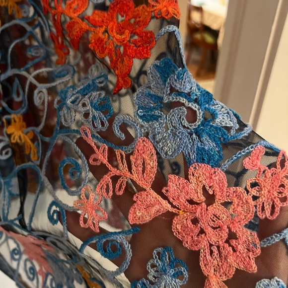 Eva Franco Floral Embroidered Dress - Picture 3 of 3